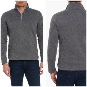 Robert Graham Delage Tweed Golf Quarter Zip Pullover